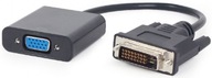 Adaptér DVI-D - DSub VGA čierny 20cm