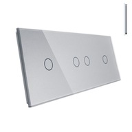 LIVOLO PANEL 3 MODULY 1+2+1 PRE DOTYKOVÉ VYPÍNAČE S LIVOLO PANEL 3 MODULY 1+2+1 PRE DOTYKOVÉ VYPÍNAČE S