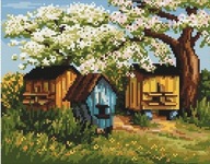 KRÍŽOVÉ VYŠÍVACIE PLÁTNO 24x30 HEEHS V SAD - 4603 KRÍŽOVÉ VYŠÍVACIE PLÁTNO 24x30 HEEHS V SAD - 4603