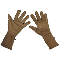 Bundeswehr kožené rukavice s dlhou manžetou