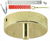 zlatá chrómová stropná rozeta pre spider lampu LOFT zlatá chrómová stropná rozeta pre spider lampu LOFT