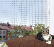 Balkónová sieť pre mačky ochranné okno 3x2m BL