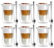 Termo poháre na kávu latte + lyžičky Vialli Termo poháre na kávu latte + lyžičky Vialli