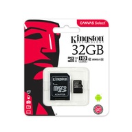 32GB MICRO SDHC PAMÄŤOVÁ KARTA KINGSTON ADAPTÉR SD