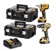 SADA rázového uťahováka skrutkovača Dewalt DCK 18V 5Ah nabíjateľné batérie NOVINKA SADA rázového uťahováka skrutkovača Dewalt DCK 18V 5Ah nabíjateľné batérie NOVINKA