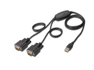 USB 2.0 -> RS-232 x2 prevodník Digitus DA-70158