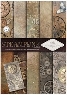 SCRAP-043 'Steampunk' Sada 5+1 papierov A4 SCRAP-043 'Steampunk' Sada 5+1 papierov A4