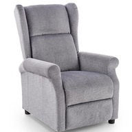 Polohovacie kreslo Agustin, farba POPIEL, wingback Polohovacie kreslo Agustin, farba POPIEL, wingback