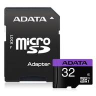 ADATA MICRO SD KARTA 32 GB TRIEDA 10 UHS + ADAPTÉR