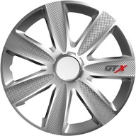 Sada 4x 15 GTX Carbon Silver Versaco krytov nábojov Sada 4x 15 GTX Carbon Silver Versaco krytov nábojov