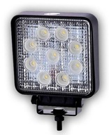 Pracovná lampa 9xLED halogénová 12/24V 27W homologovaná Pracovná lampa 9xLED halogénová 12/24V 27W homologovaná