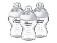 TOMMEE TIPPEE FĽAŠA 3x 260ML S cumlíkom ZADARMO TOMMEE TIPPEE FĽAŠA 3x 260ML S cumlíkom ZADARMO