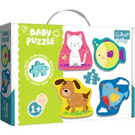 PUZZLE BABY CLASIC PET ZVIERATKÁ 12M+ KOCKY PUZZLE BABY CLASIC PET ZVIERATKÁ 12M+ KOCKY