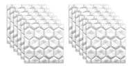 3D nástenné panely 60x60 šesťuholníkov 12ks = 4,32 m2 3D nástenné panely 60x60 šesťuholníkov 12ks = 4,32 m2