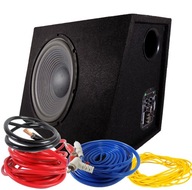 AKTÍVNY BASOVÝ SUBWOOFER BOX 500W KÁBLE