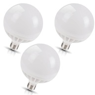 3x E27 LED žiarovka 24W=200W GLOBE G120 Warm Sphere