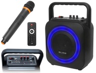 BLUETOOTH REPRODUKTOR FM RÁDIO BOOMBOX USB MP3 KARAOKE