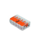Wago rýchlospojka 5x0,2-4mm2 balenie 20 ks. Wago rýchlospojka 5x0,2-4mm2 balenie 20 ks.