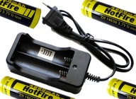 Rýchla nabíjačka + 4 x Li-Jo batéria 4800mAh 18650 3,7V Rýchla nabíjačka + 4 x Li-Jo batéria 4800mAh 18650 3,7V