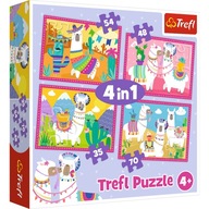 Puzzle 4 v 1 Lamy na TREFL Holidays