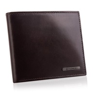 Pánska kožená peňaženka malá hnedá RFID Betlewski