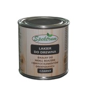 SPEKTRUM lak na drevo - čierny 250ml