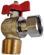 Guľový ventil rohový 3/4"x3/4" WZ 20 BAR Guľový ventil rohový 3/4"x3/4" WZ 20 BAR