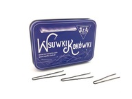 Čierne, krimpované sponky do vlasov 45mm 180 ks. Čierne, krimpované sponky do vlasov 45mm 180 ks.