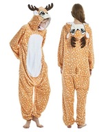 JELEŇA ONESIE TRIPÁNKA JEDNORÁZOVÁ PYŽAMOVÁ KIGURUMI JELEŇA BUNDA XL JELEŇA ONESIE TRIPÁNKA JEDNORÁZOVÁ PYŽAMOVÁ KIGURUMI JELEŇA BUNDA XL