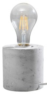 Betónová stolová lampa SALGADO E27 LED SOLLUX Betónová stolová lampa SALGADO E27 LED SOLLUX