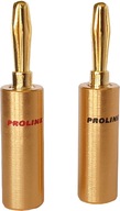 Banánový reproduktorový konektor Prolink TBC059 2 ks Banánový reproduktorový konektor Prolink TBC059 2 ks
