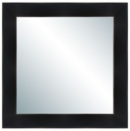 Zrkadlo v ráme 40x40 biela wenge čierna wenge mix
