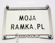 Rám ŠPZ Junak WSK INOX! Rám ŠPZ Junak WSK INOX!