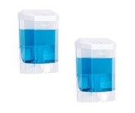 Dávkovač Nádoba na tekuté mydlo 2 x 500 ml. ABS Dávkovač Nádoba na tekuté mydlo 2 x 500 ml. ABS
