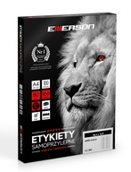 SAMOLEPIACIE ETIKETY A4 Emerson 100 listov KVALITA!! SAMOLEPIACIE ETIKETY A4 Emerson 100 listov KVALITA!!