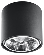 Stropné svietidlo LED Plafon TIUBE BLACK ALUMINIUM Stropné svietidlo LED Plafon TIUBE BLACK ALUMINIUM