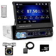 RÁDIO GPS 1DIN ZRKADLO LCD 7 \ 'BT PL MENU 8GB SD