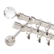 KOVOVÁ ZÁCLONA DOUBLE FI VZORY 19mm / 160cm KOVOVÁ ZÁCLONA DOUBLE FI VZORY 19mm / 160cm