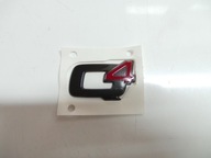Logo emblém Alfa Stelvio Q4 B-TECH nápis NERO Logo emblém Alfa Stelvio Q4 B-TECH nápis NERO