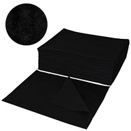 Kadernícke uteráky čierna netkaná textília 40x70 2x50ks