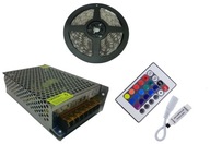 SET RGB 5050 300 LED pás 5m + ovládanie + napájanie SET RGB 5050 300 LED pás 5m + ovládanie + napájanie