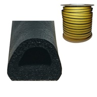 Samolepiace tesnenie na okná D 12x10mm ČIERNA