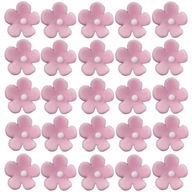 MINI RUŽOVÁ CUKROVÁ TORTA KVETY - 50 KS MINI RUŽOVÁ CUKROVÁ TORTA KVETY - 50 KS