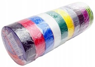 Izolačná páska 19mm x 20m farebná - 10 ks. Izolačná páska 19mm x 20m farebná - 10 ks.
