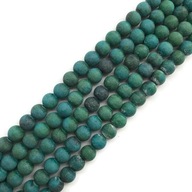 927-Chrysocolla farebná matná guľa 6mm mix šnúrka 927-Chrysocolla farebná matná guľa 6mm mix šnúrka
