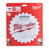 Milwaukee pílový kotúč na drevo 190x30 mm 4932471300