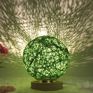 Jediná zelená ratanová nočná lampa na Allegru