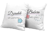 Darčeková súprava vankúšov pre babku a dedka Darčeková súprava vankúšov pre babku a dedka