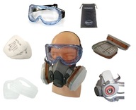 Polomaska, 3M Paint Mask + filtre + okuliare!!! Polomaska, 3M Paint Mask + filtre + okuliare!!!