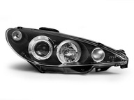 Svetlomety Číre čierne diódy Peugeot 206 98-9